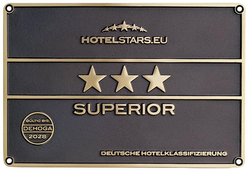 3-Sterne-Superior-Hotel-Luedenbach-Klassifizierungsschild-Schild