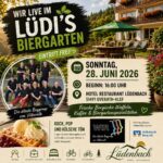 🎶 WIR live im Lüdi’s Biergarten 2026 🎶