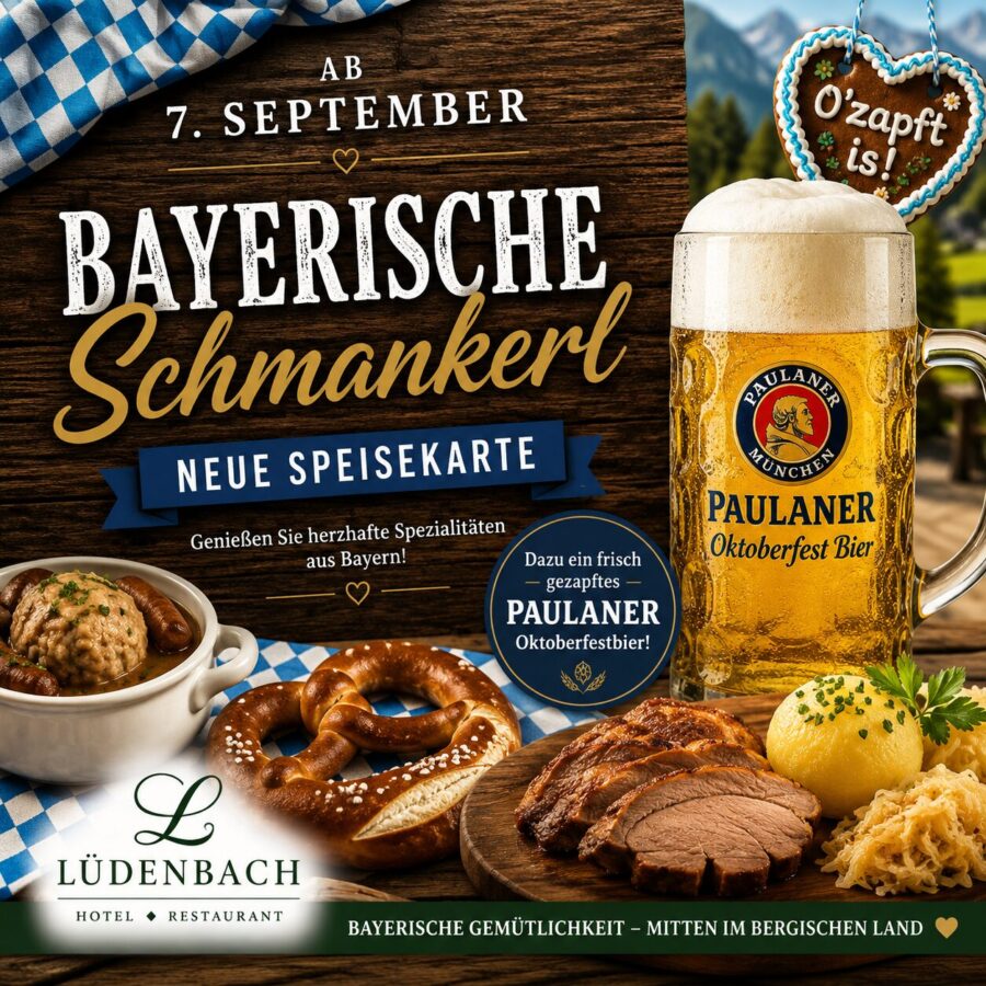 Bayerischen Schmankerln & Paulaner Oktoberfestbier