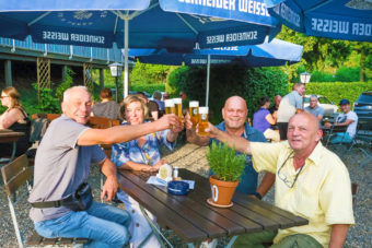 Luedenbach Biergarten Overath Bergisch Land Bergisch E Bike Tankstelle Restaurant Klef