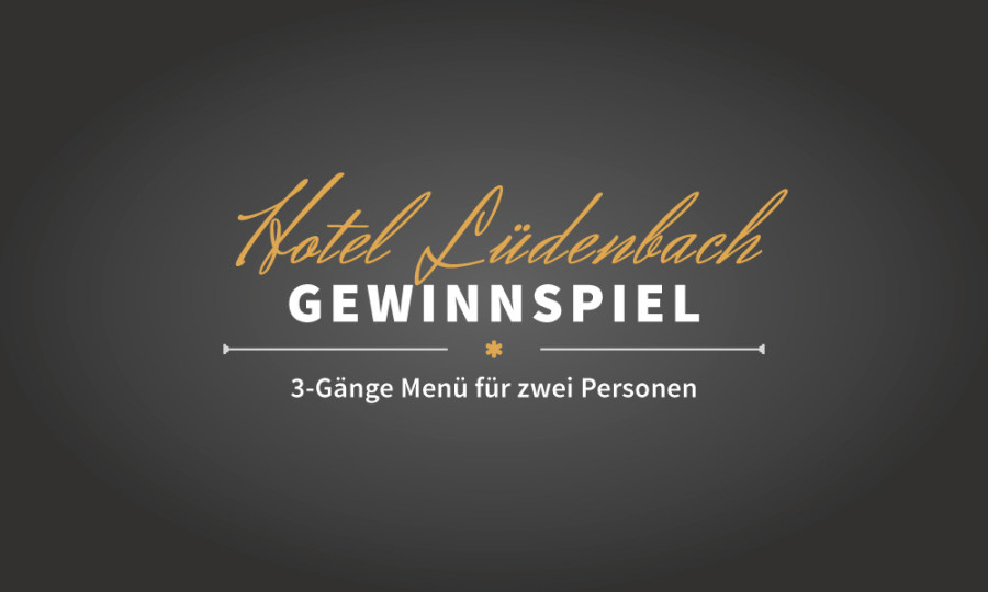 Gewinnspiel: 3-Gänge Menü für zwei Personen im Wert von 54€