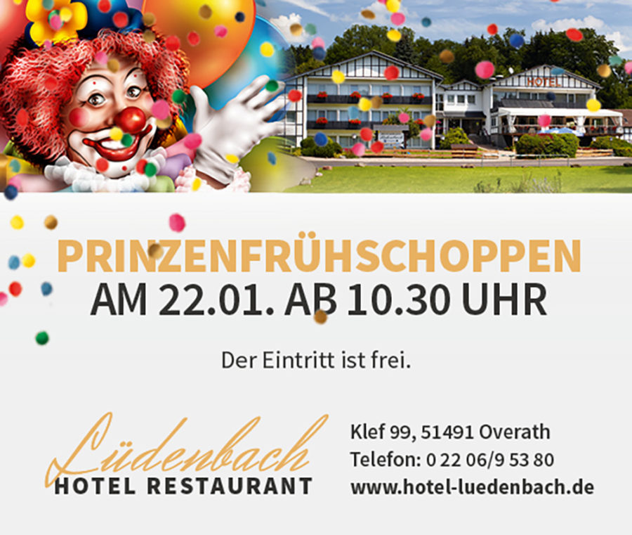 Prinzenfrühschoppen 2017 – Jecke bei den Lüdi’s